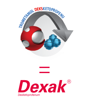 Dexak trometamol deksketoprofenu